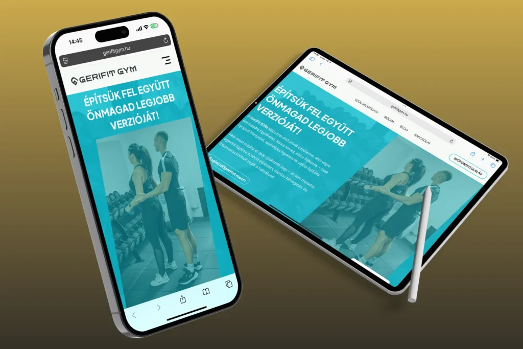 GeriFit GYM – a projekt látványterve
